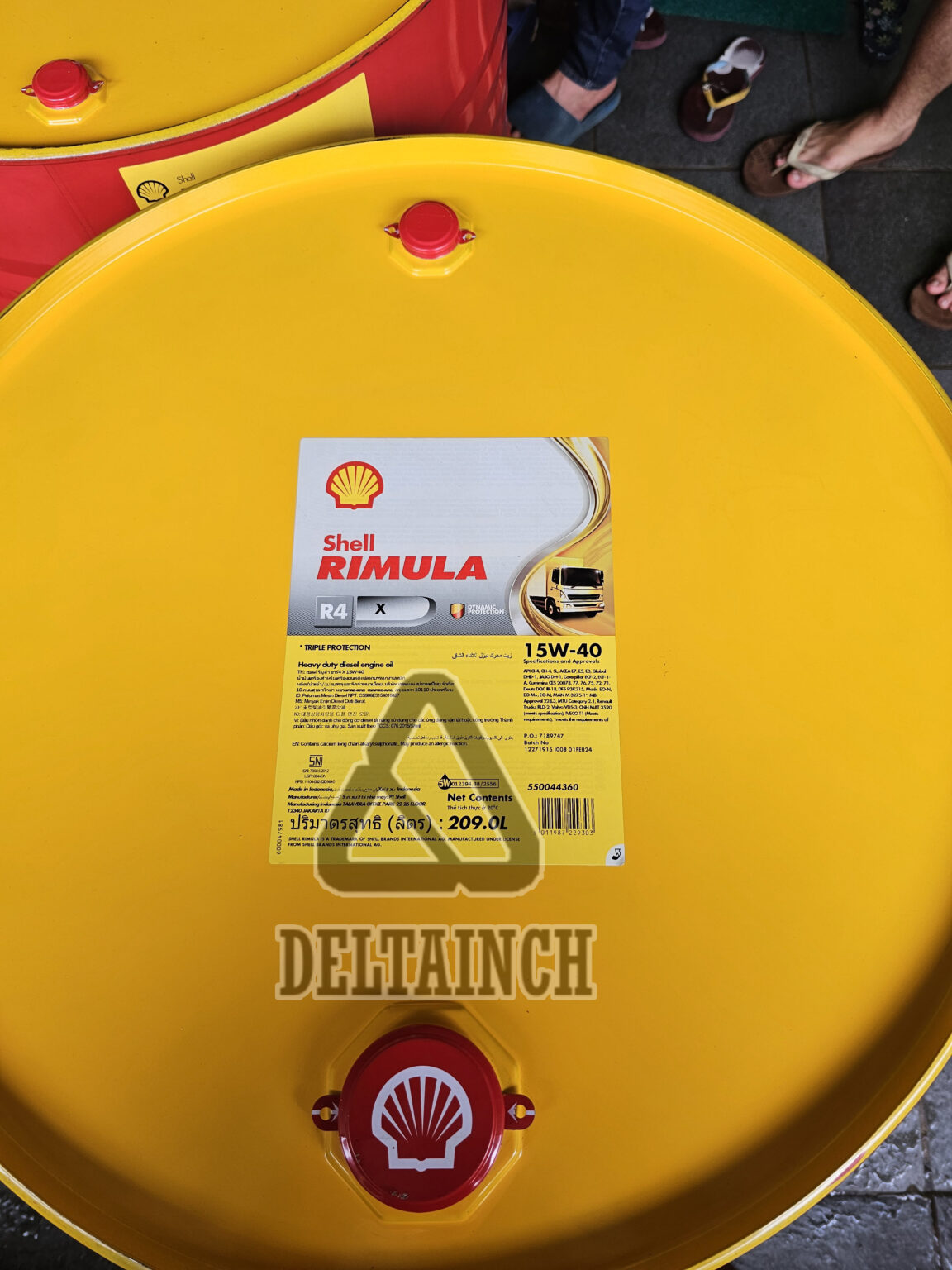 Shell Rimula R4 X 15W-40 209L – Deltainch
