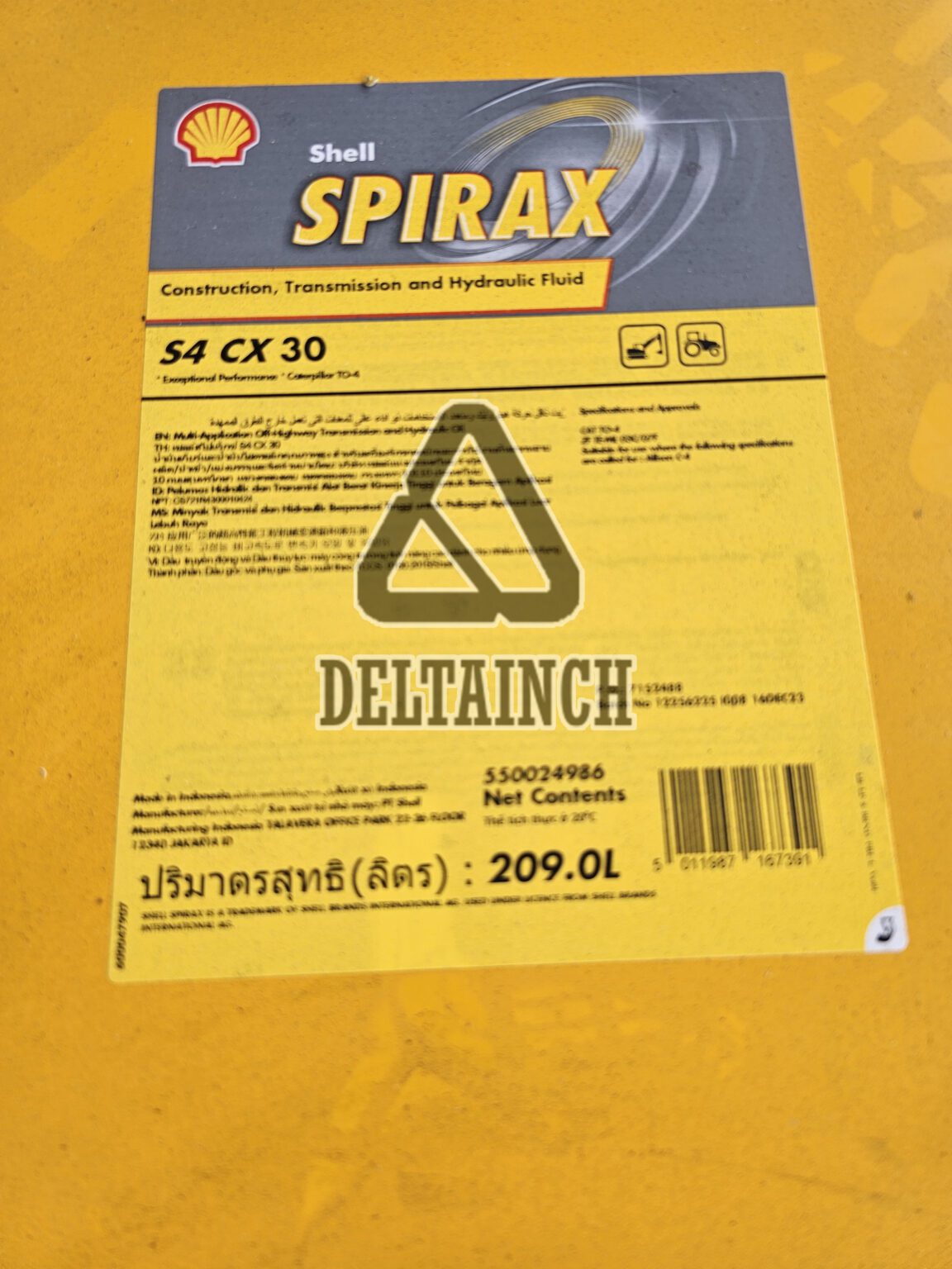 Shell Spirax S4 CX 30 209L – Deltainch